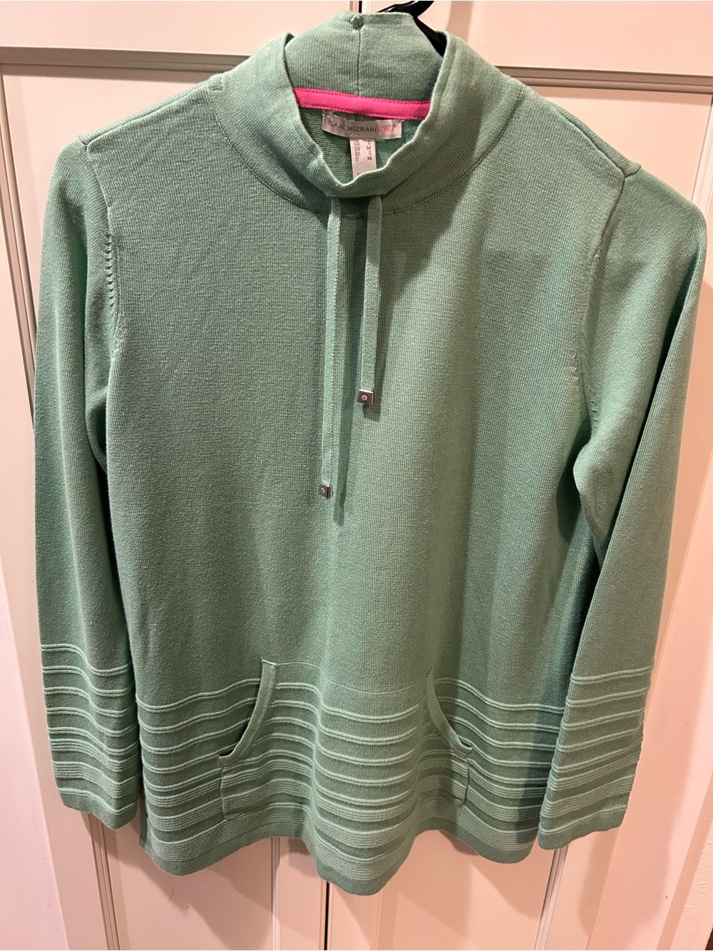 Isaac Mizrahi Live Women's Mint Green Pullover Sweater